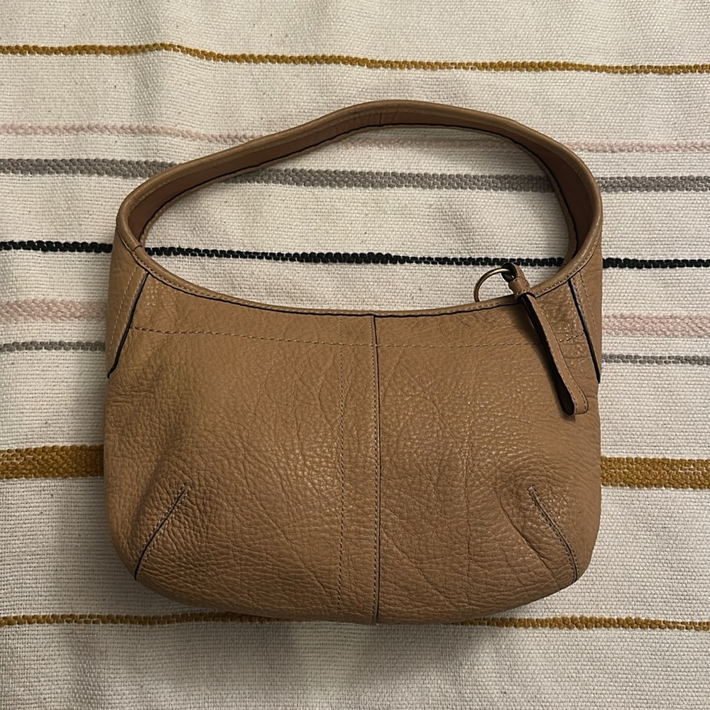 Coach Tan Leather Shoulder Bag
